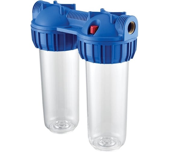 Колба UNIPUMP 10" CFC-10К-2 резьба 3/4" двойная, без картриджа 98409