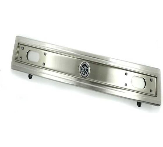 Дренажный канал Timo steel 70 см с декоративной панелью basic BSPG-70 S50Rb