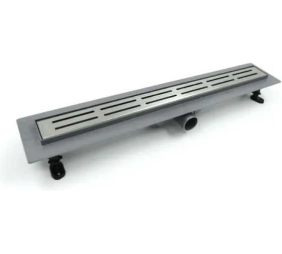 Дренажный канал Timo 80 см с решеткой double gap из нержавеющей стали smart plus SMP-DGG80-LS40(DRY) 1