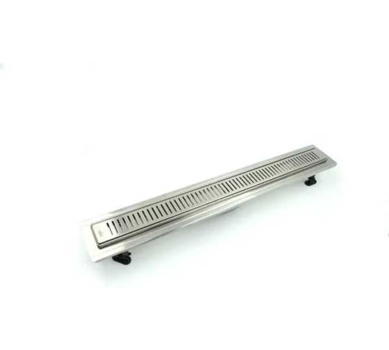 Дренажный канал Timo 60см с решеткой strip из нержавеющей стали basic BSSG-60 S50Rb