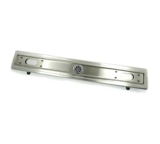 Дренажный канал Timo 60см с решеткой strip из нержавеющей стали basic BSSG-60 S50Rb