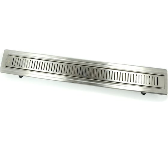 Дренажный канал Timo steel 80 см с решеткой strip из нержавеющей стали basic BSSG-80 S50Rb