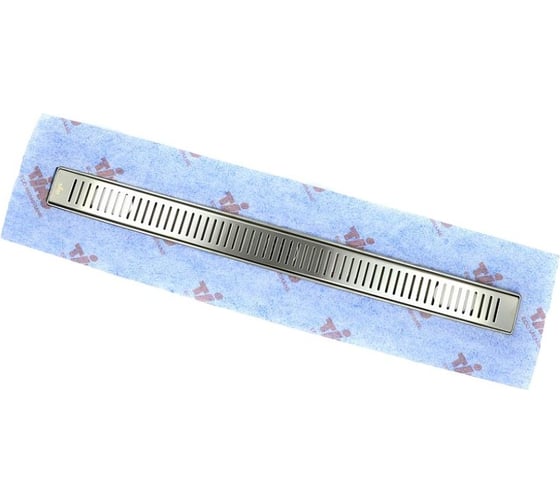 Дренажный канал Timo steel 80 см с решеткой strip из нержавеющей стали basic BSSG-80 S50Rb