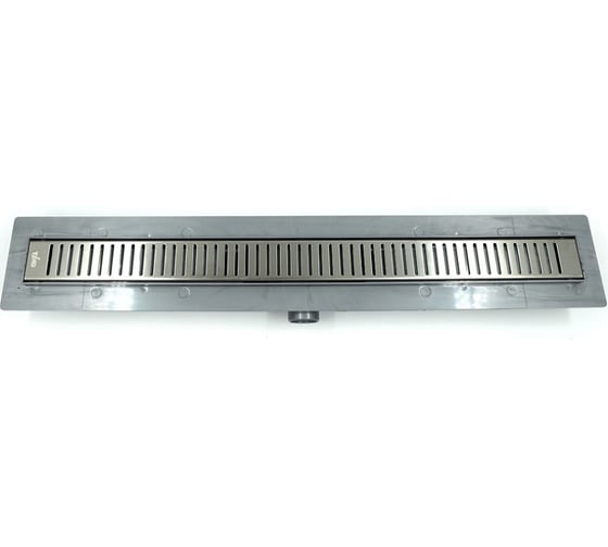 Дренажный канал Timo 60 см с решеткой strip из нержавеющей стали smart SM-SG60-LS40(DRY)