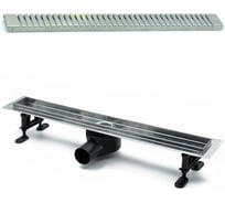 Душевой лоток Timo Drain Protect 800 с вставкой LG20, сатин DP20800-LG20800