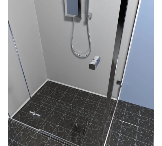 Душевой лоток Timo Drain Protect 600 с двусторонней панелью PG20 под плитку, сатин DP20600-PG20 DP20600-PG20600