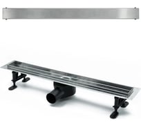 Душевой лоток Timo Drain Protect 700 с двусторонней панелью PG20 под плитку, сатин DP20700-PG20 DP20700-PG20700