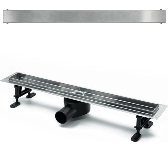 Душевой лоток Timo Drain Protect 900 с двусторонней панелью PG20 под плитку, сатин DP20900-PG20 DP20900-PG20900 1
