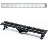 Душевой лоток Timo Super Plast 800 с порогами из нерж. стали и декоративной вставкой PC10 SP108 SP10800-PC10800