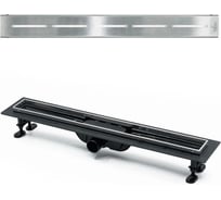 Душевой лоток Timo Super Plast 800 с порогами из нерж. стали и декоративной вставкой SG10 SP108 SP10800-SG10800