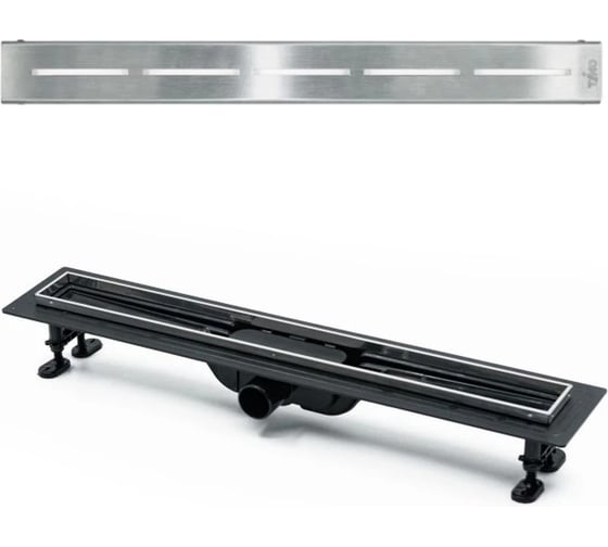 Душевой лоток Timo Super Plast 600 с порогами из нерж. стали и декоративной вставкой SG10 SP106 SP10600-SG10600 1