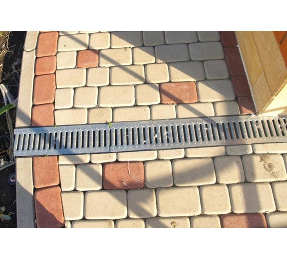 Решетка штампованная оцинкованная Aquastok Norma DN100 ECO 0.8 А15 1000х134х23 31041P 554705 31041Р