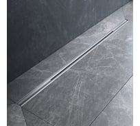 Линейный трап для душа AM.PM MasterFlow универсальный затвор Slim line 100см цвет сталь мат W01SC-S11-100-05SB