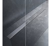 Линейный трап для душа AM.PM PrimeFlow универсальный затвор Tile 90см цвет сталь мат W02SC-U11-090-04SB