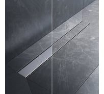 Линейный трап для душа AM.PM PrimeFlow универсальный затвор Tile 70см цвет сталь мат W02SC-U11-070-04SB