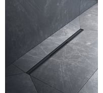 Линейный трап для душа AM.PM MasterFlow универсальный затвор Slim line 60см цвет черный мат W01SC-S11-060-05BM