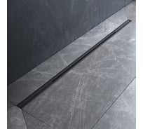 Линейный трап для душа AM.PM MasterFlow универсальный затвор Slim line 100см цвет черн мат W01SC-S11-100-05BM