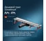 Линейный трап для душа AM.PM MasterFlow универсальный затвор Tile 60см цвет сталь мат W01SC-U11-060-04SB 6