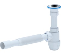 Сифон для умывальника АНИ Пласт бутылочный, 1 1/4x32, гофра, 32х40/50, нержавеющая сетка BM1016 025-1023