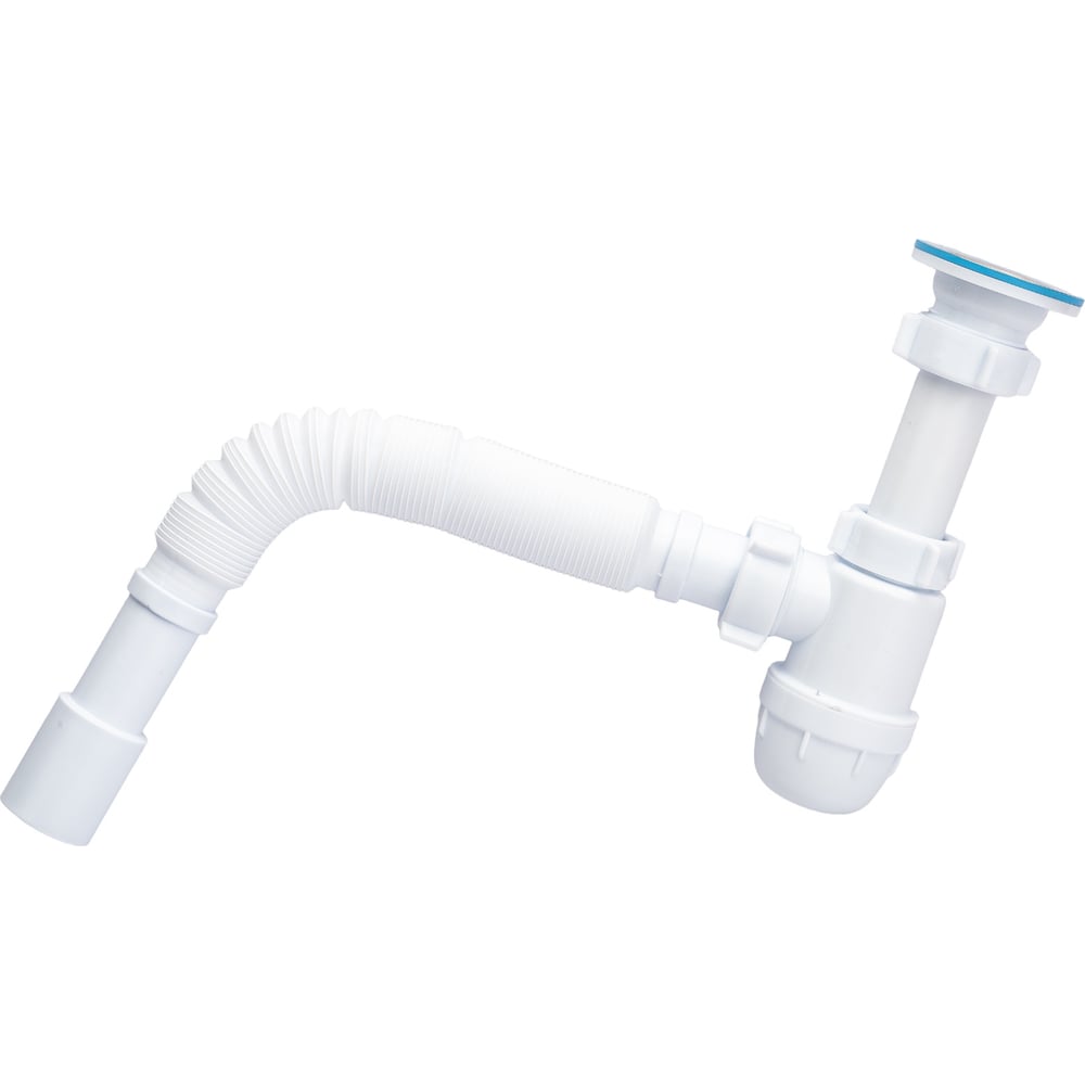 Сифон для умывальника АНИ Пласт бутылочный, 1 1/4x32, гофра, 32х32/40 ...