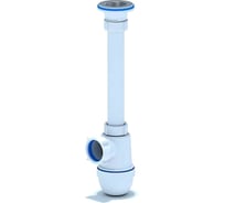 Сифон для умывальника АНИ Пласт бутылочный, 1 1/4x40, нержавеющая сетка C1000 025-0239