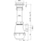 Сифон для мойки АНИ Пласт бутылочный, 1 1/2x40, нержавеющая сетка A0100 025-0297 2