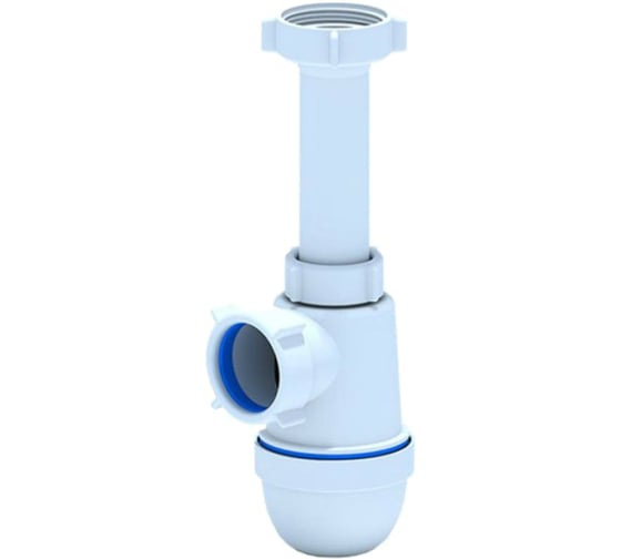 Сифон для мойки АНИ Пласт бутылочный, без выпуска, 1 1/2x40 C0120 025-0385