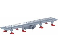 Душевой лоток АНИ Пласт горизонтальный выпуск, гидрозатвор, Дн40, 450х62, нержавеющая решетка, глянец TL1345G 004-0379