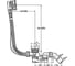 Слив-перелив с наливом для ванн VIEGA Simplex Trio Visign MT5 728014 6166.42 00000050533 2