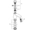 Автоматический вертикальный вентиль Grohe Euroeco Cosmopolitan T 36265000 6