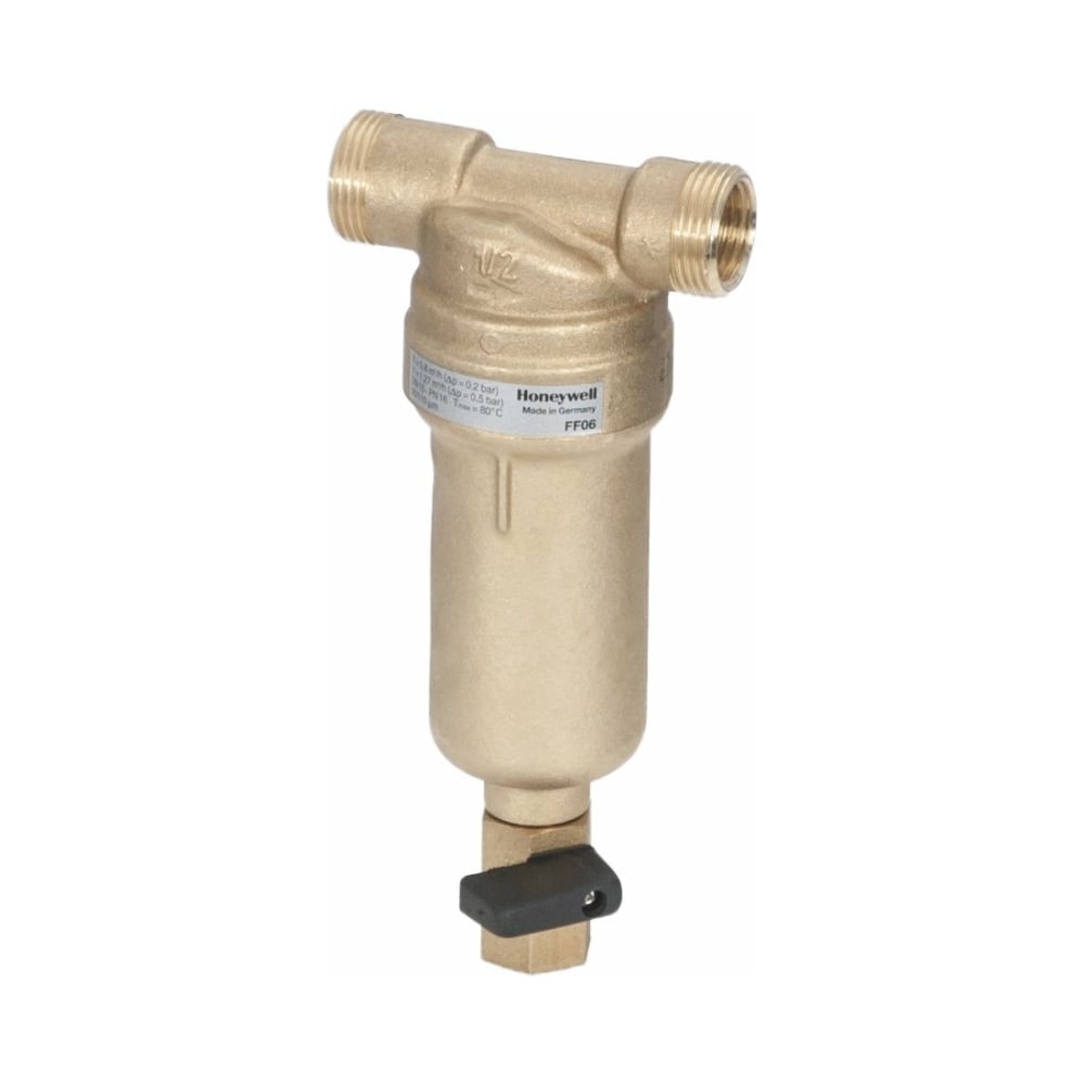 Фильтр миниплюс на горячую воду Honeywell 100 мкм, FF06-1/2"AAM ...
