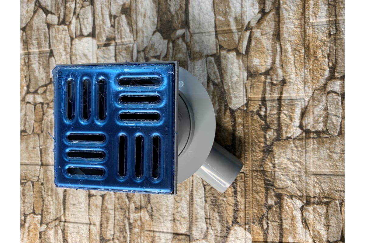 Регулируемый трап Alcadrain с гидрозатвором+механический сухой затвор ...