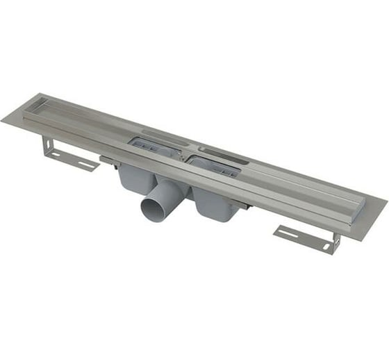 Душевой лоток Alcadrain с гидрозатвором, Дн 50, без решетки, 1150х60 APZ1-1150 00032384 1