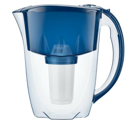 Водоочиститель кувшин Аквафор Престиж А5 модель Р80А5SM синий кобальт