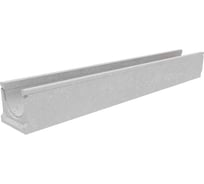 Водоотводный лоток Gidrolica бетонный, коробчатый, DN 100, 1000х140х125 мм - BGU 13801