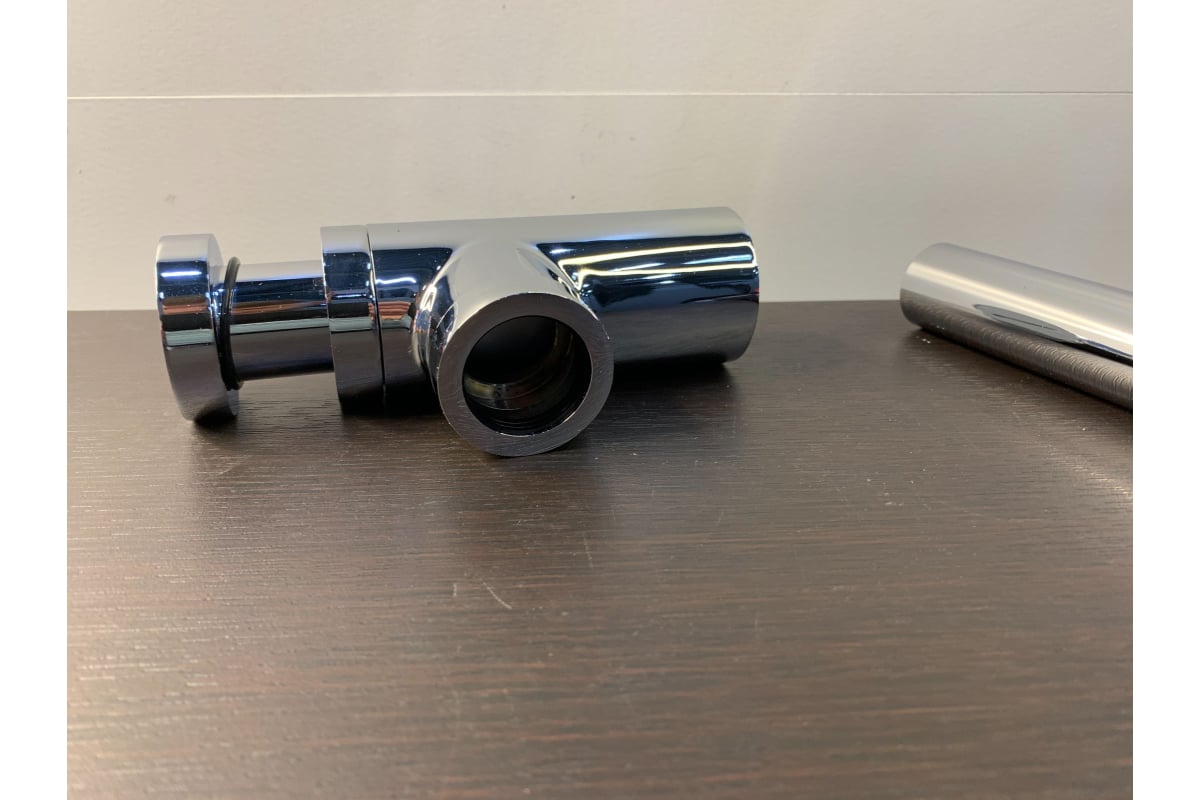 Сифон для умывальника Alcadrain бутылочный DESIGN латунь 1 1/4х32 с ...