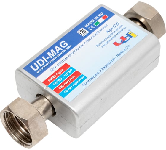 Магнитный преобразователь воды UDI MEGAMAX 1/2" 10155030