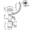 Сифон для мойки Alcadrain A447 - DN50/40 с нержавеющей решеткой 00034402 4