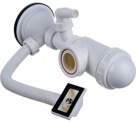 Сифон для мойки Alcadrain A447P - DN50/40 с нержавеющей решеткой 00029120