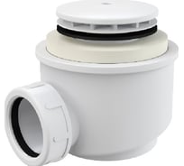 Сифон для душевого поддона Alcadrain A47B-50 диам.50, белый 00023212