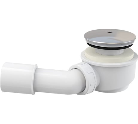 Выпускной комплект для душевого поддона Alcadrain A471CR диам. 60 заниженный 00033698