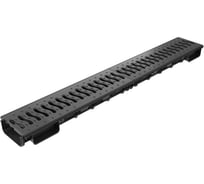 Лоток Ecoteck Lite 100h56 с решеткой пластиковой, кл. А15 черный ДИ 14805000 46611