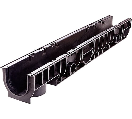 Лоток Ecoteck пластиковый черный 100.125 h129 27439
