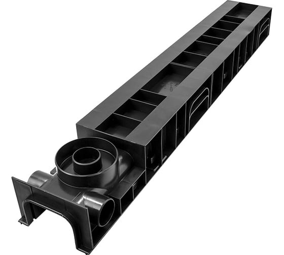Лоток Ecoteck пластиковый, черный 100.95 h99 27438