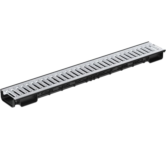 Лоток Ecoteck Lite 100h56 с решеткой стальной, кл. А15 ДИ 14705000 46610