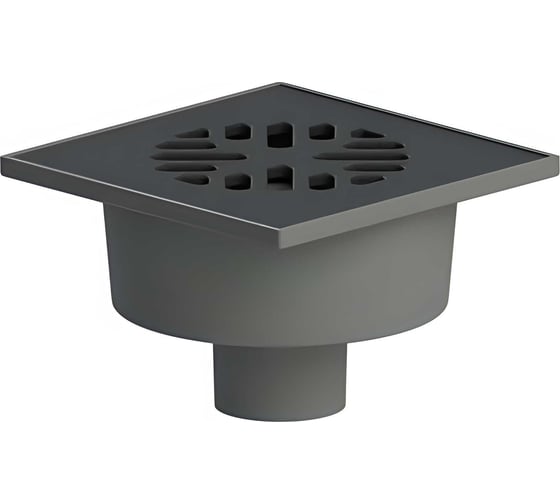 Трап Татполимер ПП 50 верт. выпуск решетка чугун 150x150 ТП-102P 53877