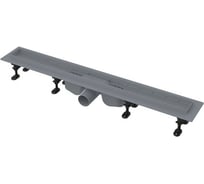 Водоотводящий желоб Alcadrain APZ106-650 Smart с порогами для цельной решетки сталь 00029123