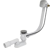 Сифон для ванны Alcadrain A564CRM1 с напуском воды через перелив, пластик/металл 00022238