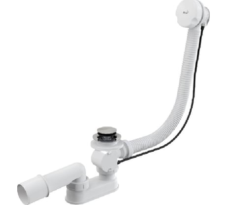 Сифон для ванны Alcadrain A51B автомат, комплект белый пластик/металл 00022232