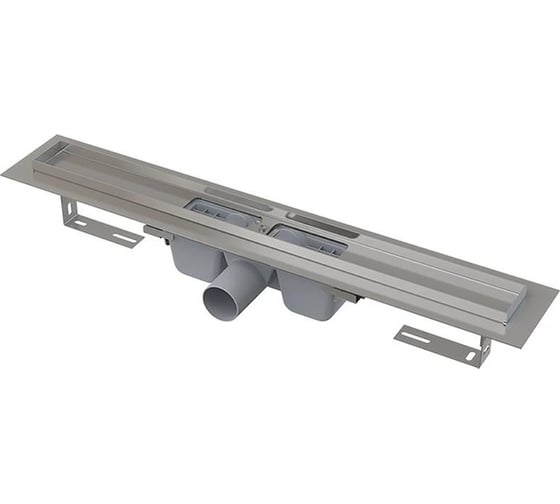 Водоотводящий желоб Alcadrain APZ6-850 Professional с порогами для цельной решетки 00029126 1